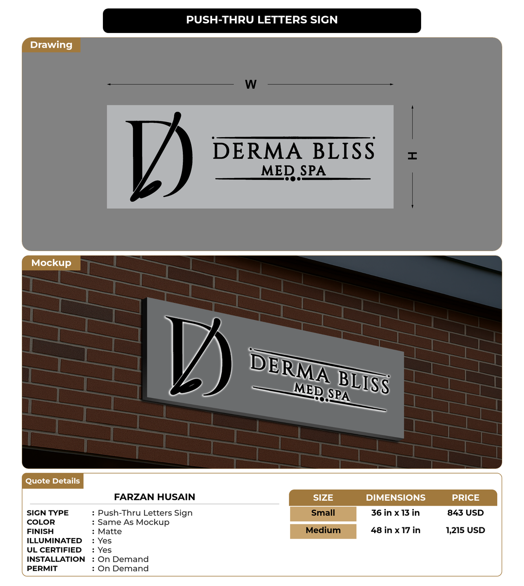CUSTOM MOCKUP SIGN FOR Farzan Husain