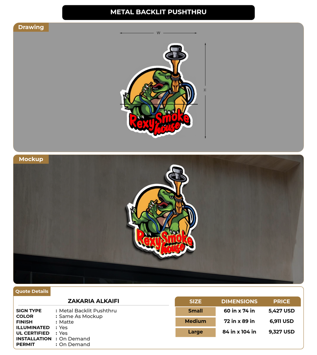 CUSTOM MOCKUP SIGN FOR Zakaria Alkaifi