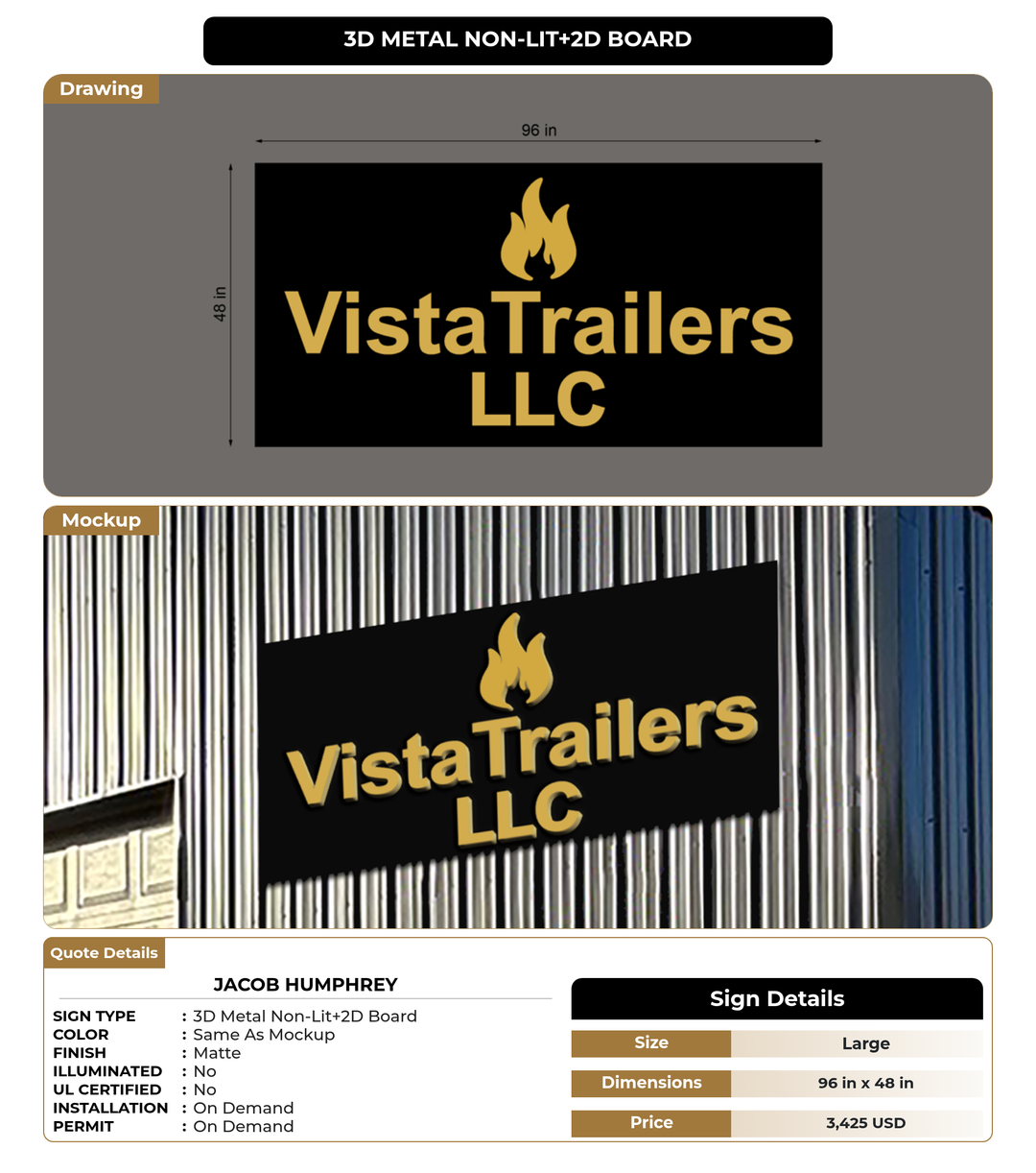 CUSTOM MOCKUP SIGN FOR Jacob Humphrey