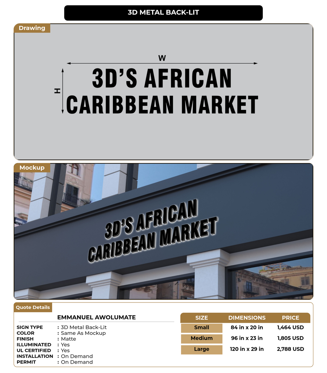 CUSTOM MOCKUP SIGN FOR EMMANUEL AWOLUMATE