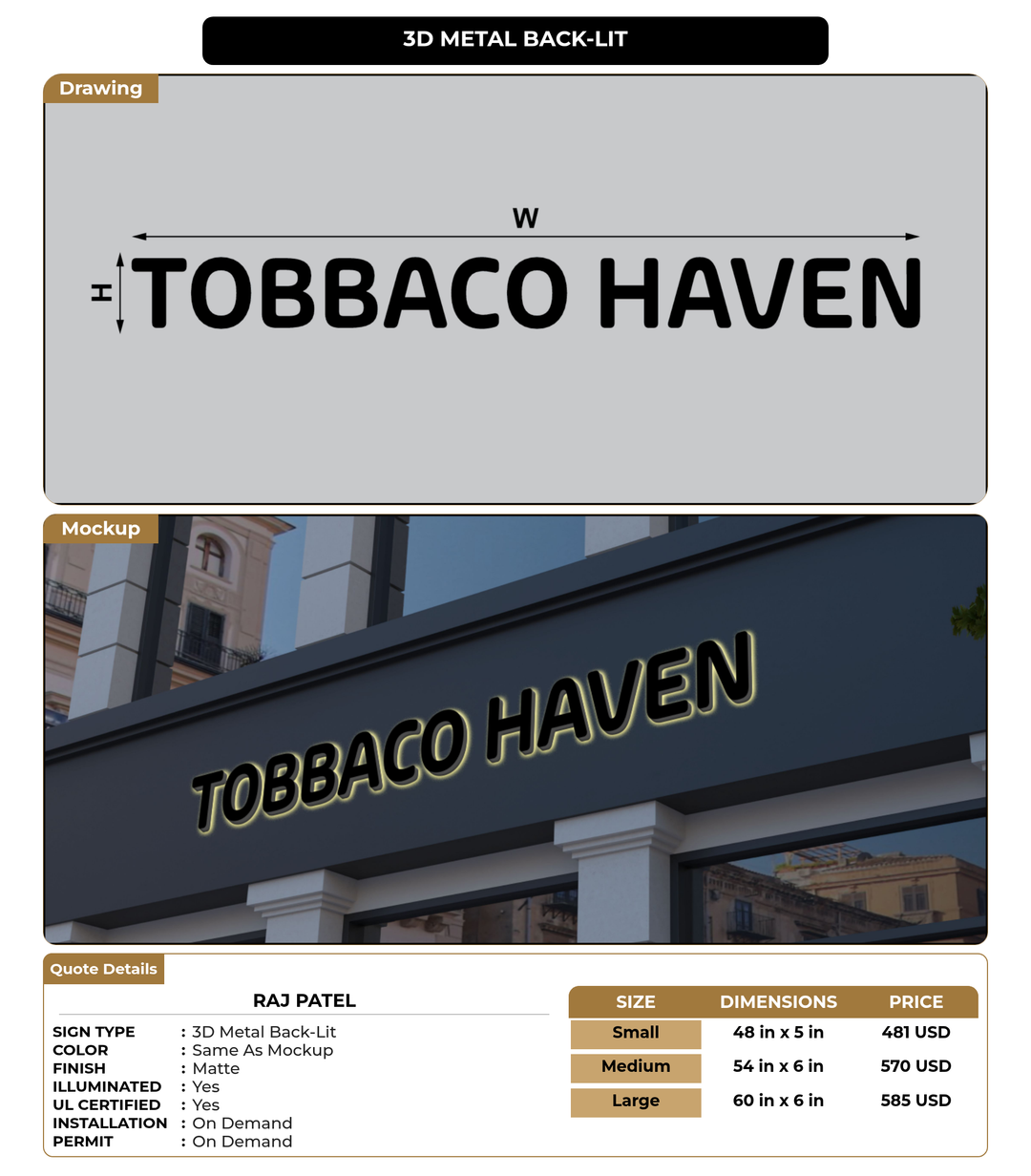 CUSTOM MOCKUP SIGN FOR raj patel