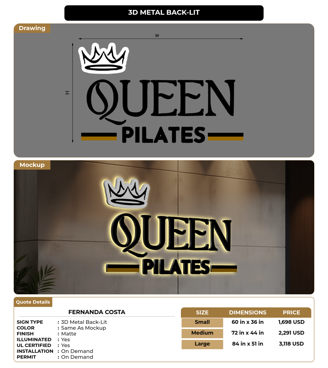 CUSTOM MOCKUP SIGN FOR Fernanda Costa