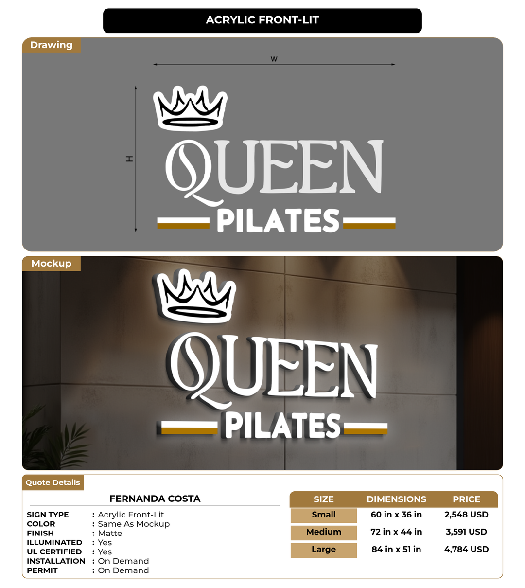 CUSTOM MOCKUP SIGN FOR Fernanda Costa