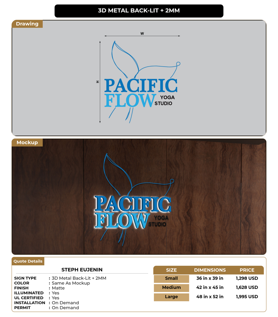 CUSTOM MOCKUP SIGN FOR Steph Eujenin