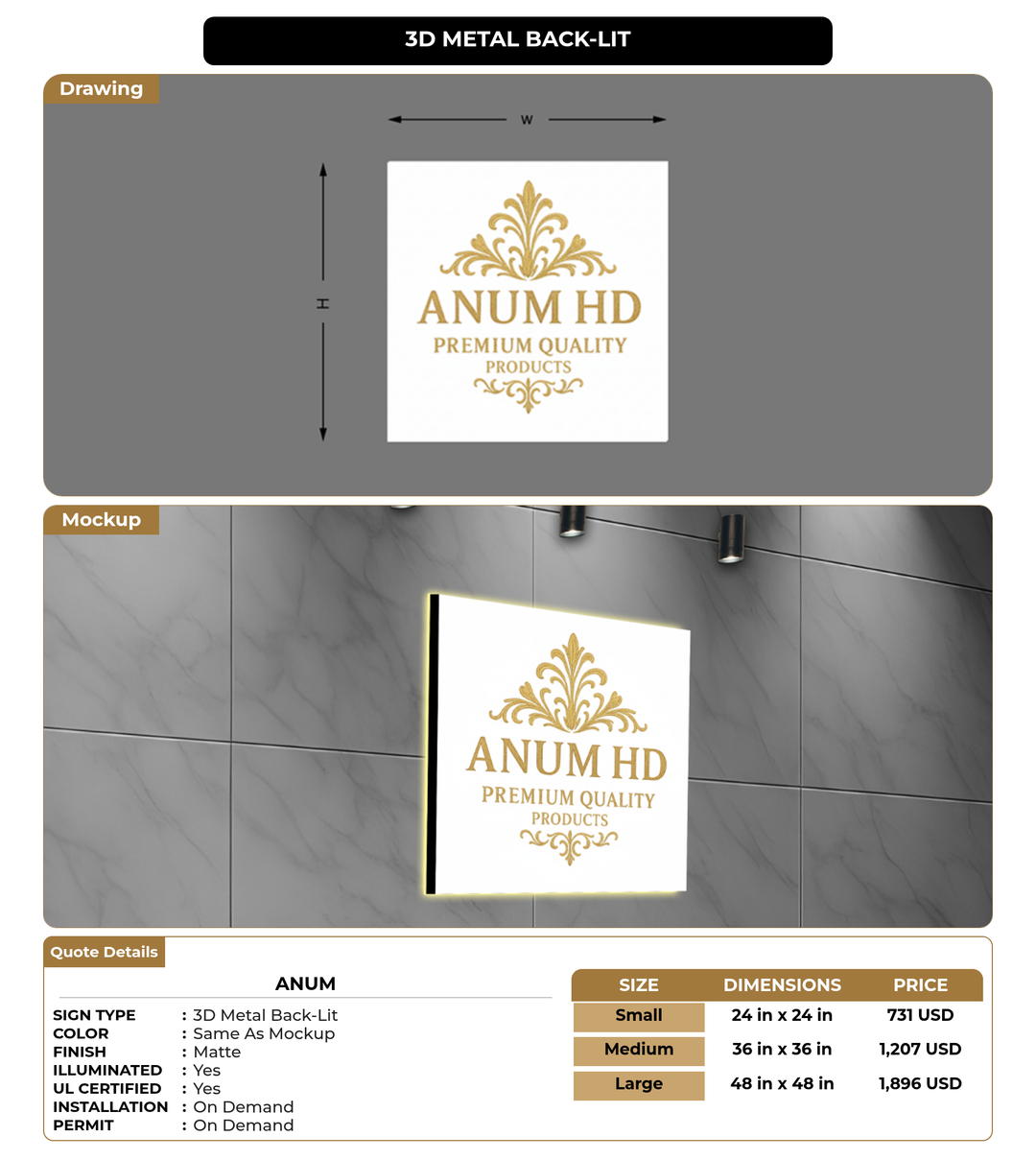 CUSTOM MOCKUP SIGN FOR Anum