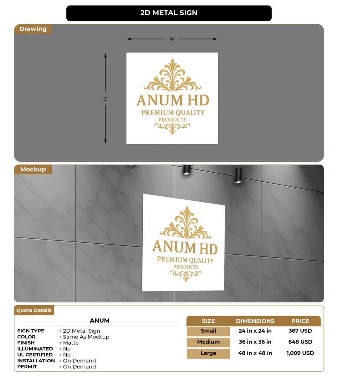 CUSTOM MOCKUP SIGN FOR Anum
