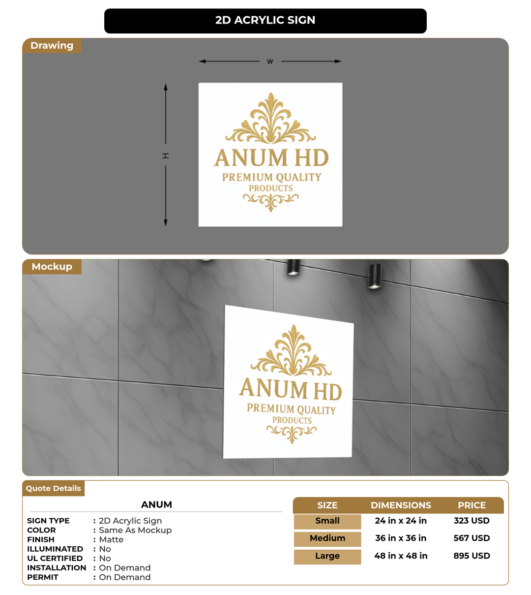 CUSTOM MOCKUP SIGN FOR Anum