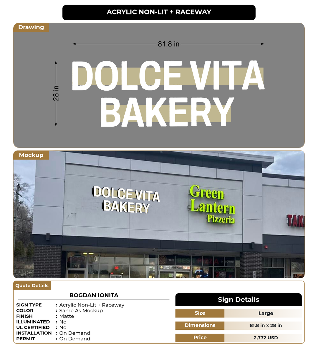 CUSTOM MOCKUP SIGN FOR Bogdan Ionita