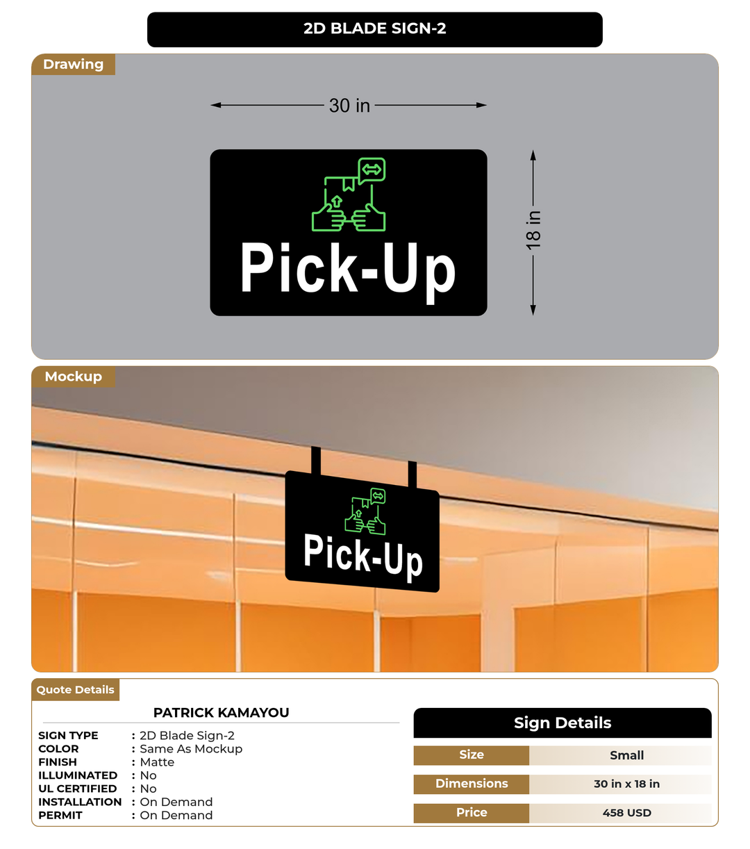 CUSTOM MOCKUP SIGN FOR Patrick Kamayou