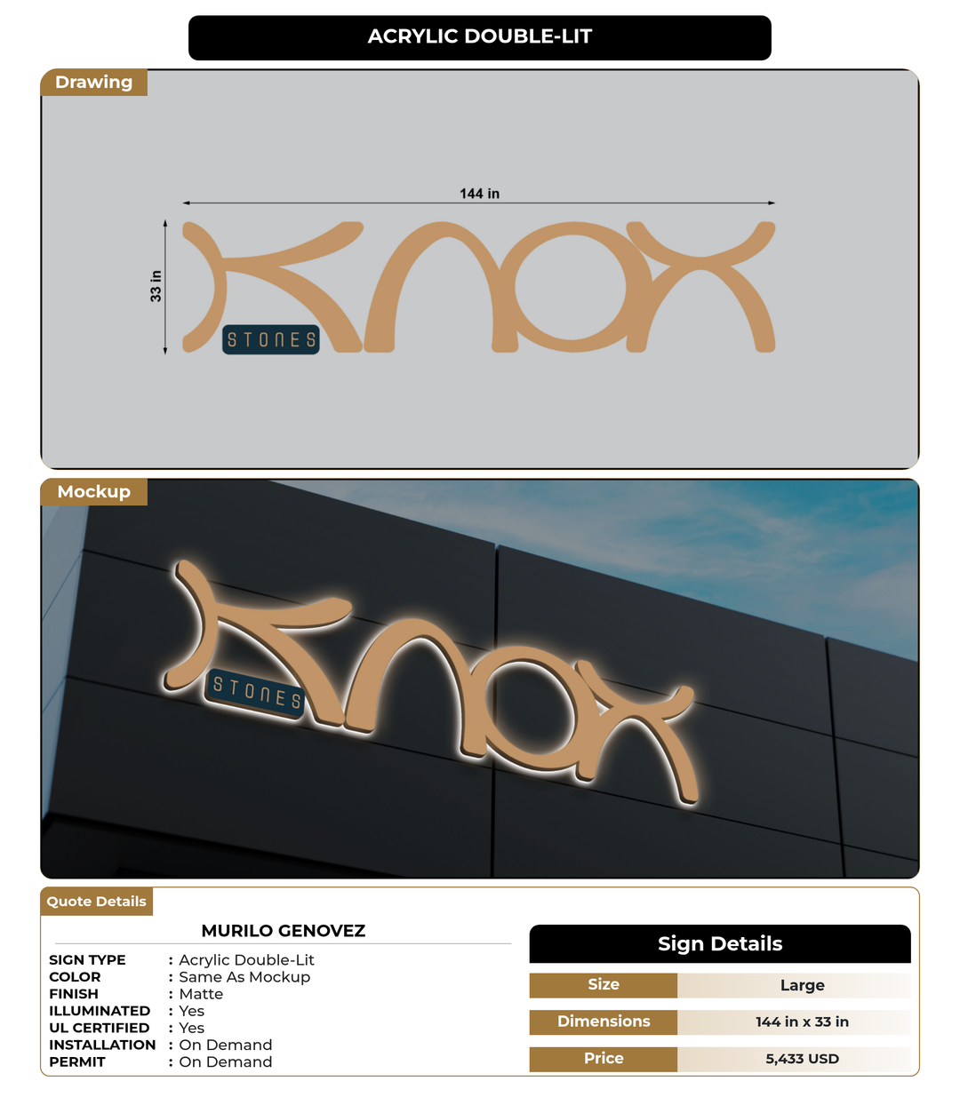 CUSTOM MOCKUP SIGN FOR Murilo Genovez