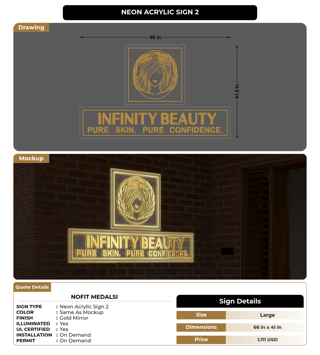 CUSTOM MOCKUP SIGN FOR ‪nofit medalsi‬‏