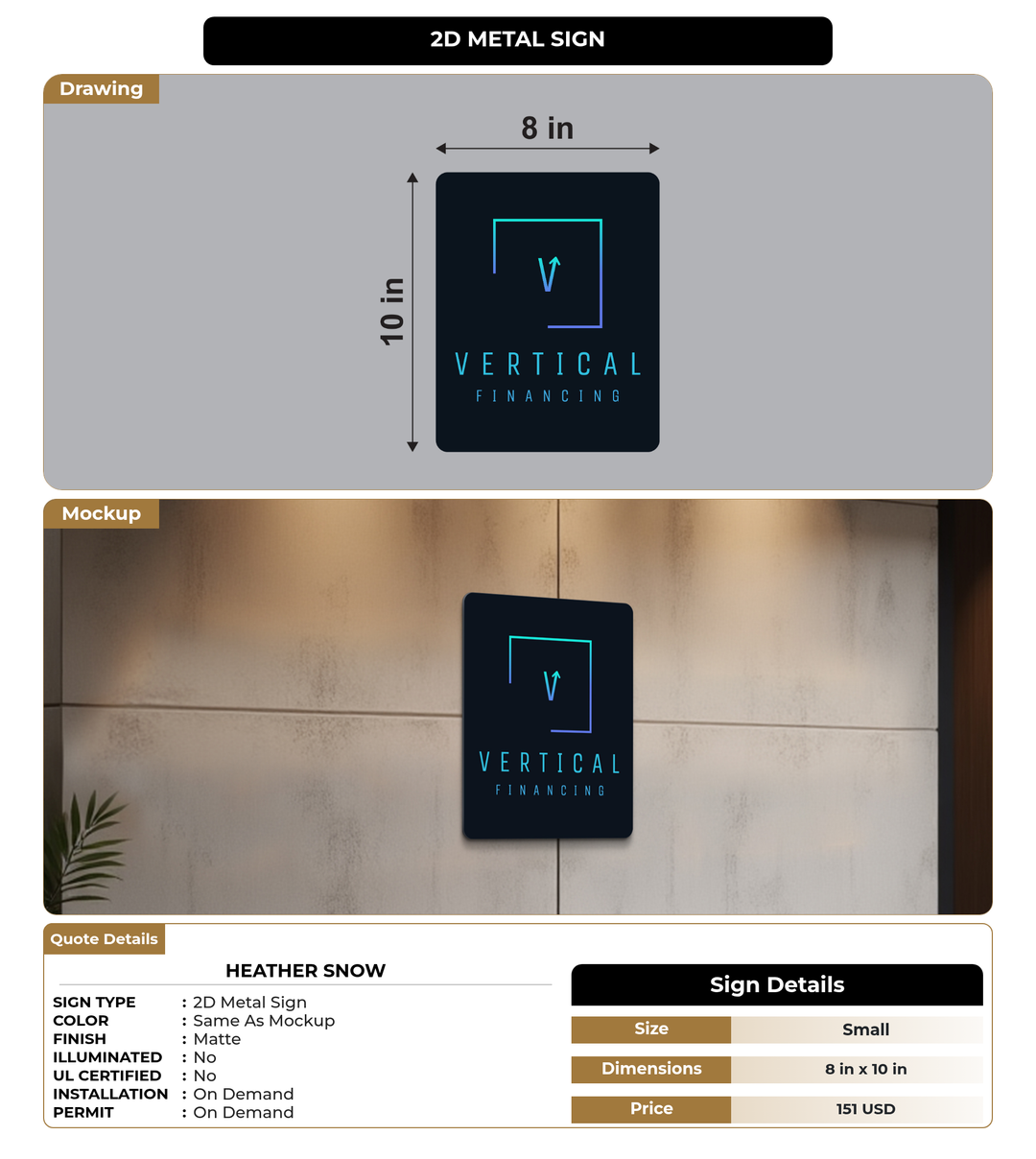 CUSTOM MOCKUP SIGN FOR Heather Snow