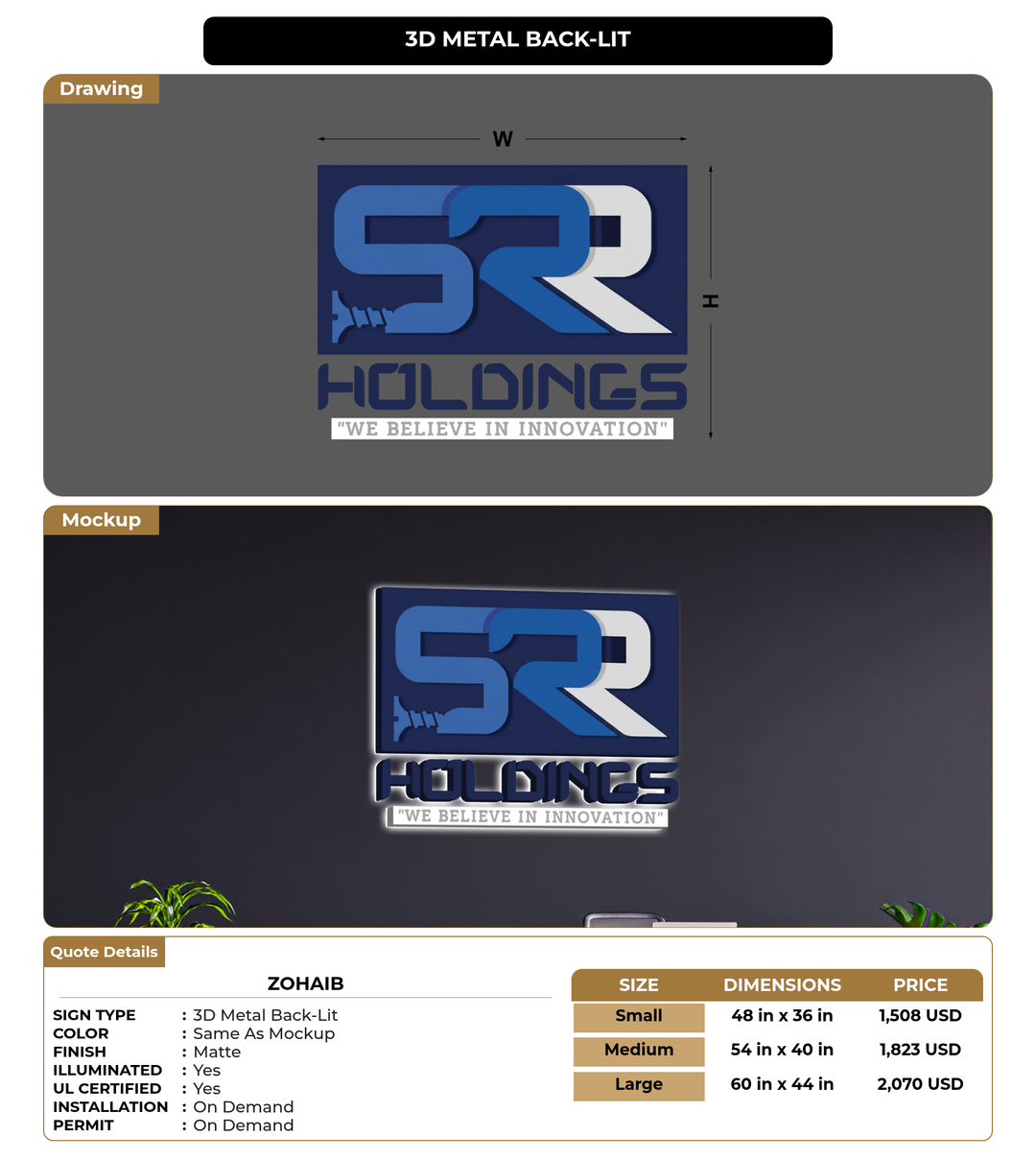 CUSTOM MOCKUP SIGN FOR Zohaib
