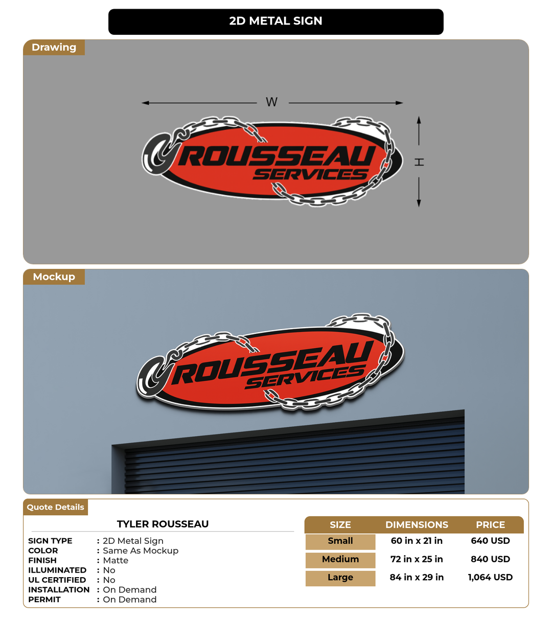 CUSTOM MOCKUP SIGN FOR Tyler Rousseau