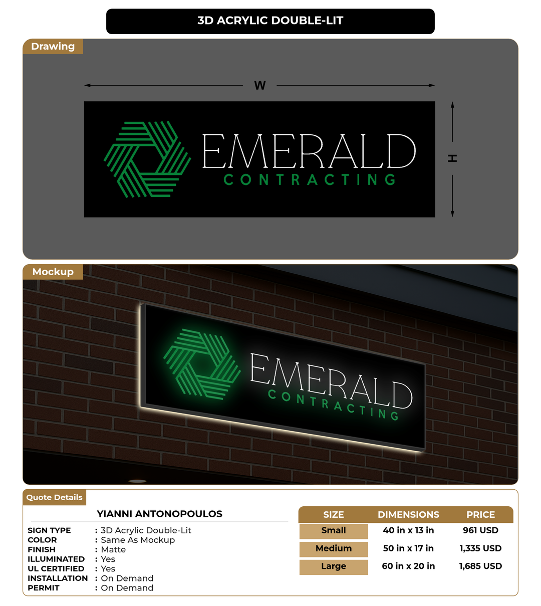 CUSTOM MOCKUP SIGN FOR Yianni Antonopoulos