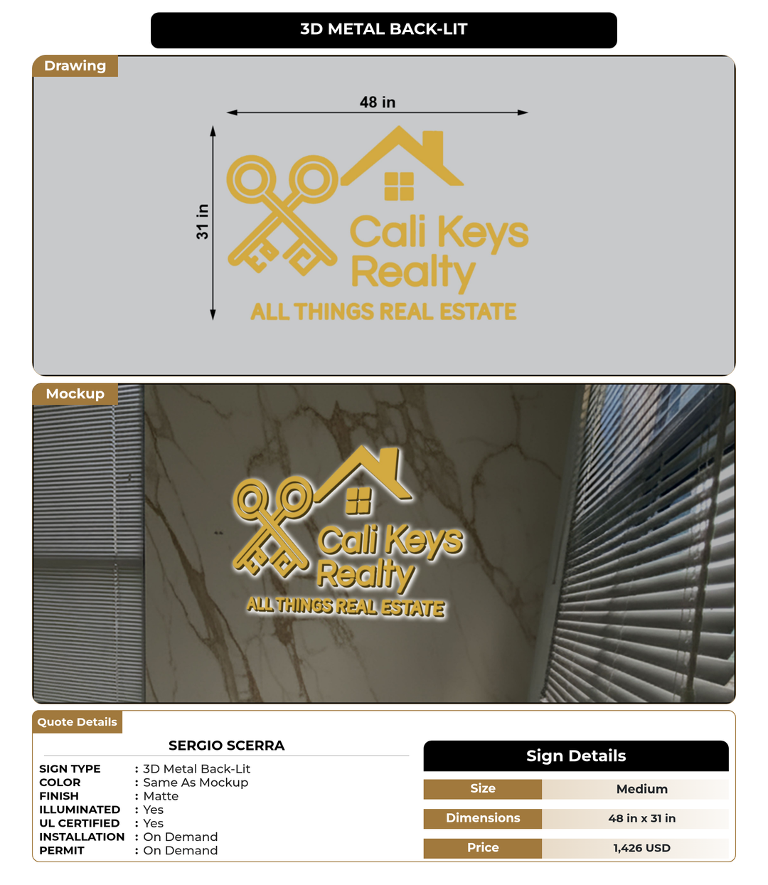 CUSTOM MOCKUP SIGN FOR Sergio Scerra