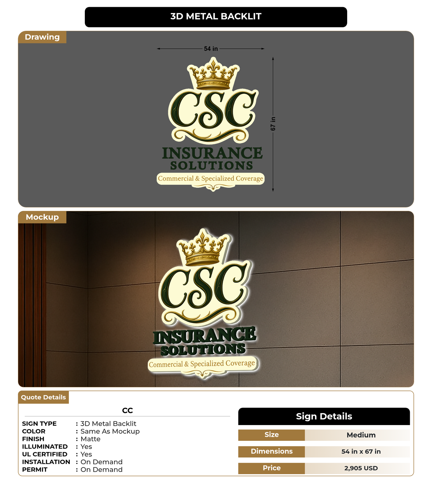 CUSTOM MOCKUP SIGN FOR Cc – Signize
