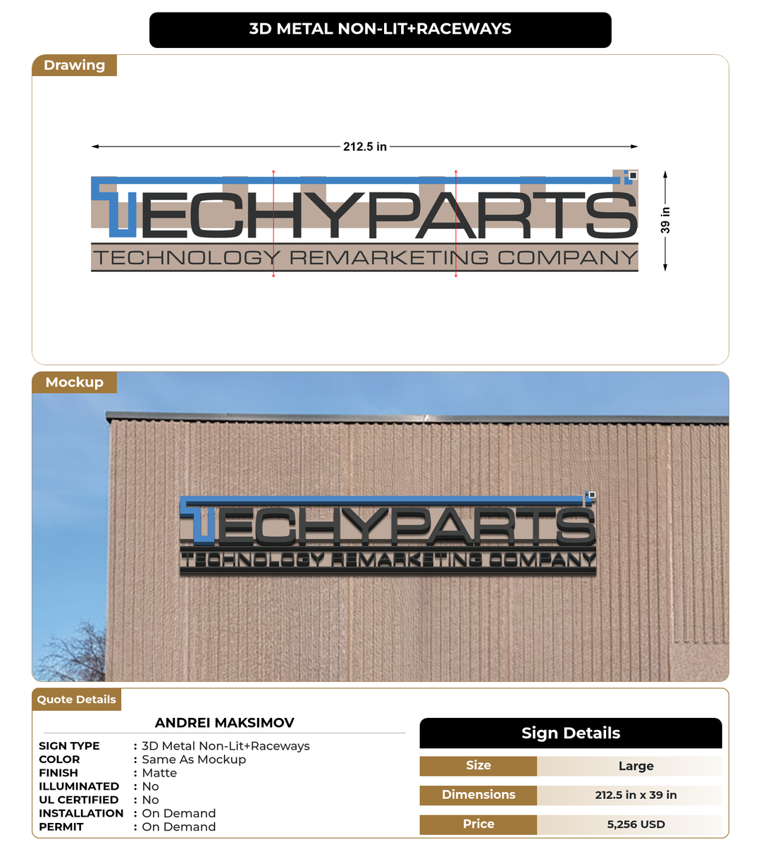 CUSTOM MOCKUP SIGN FOR Andrei Maksimov