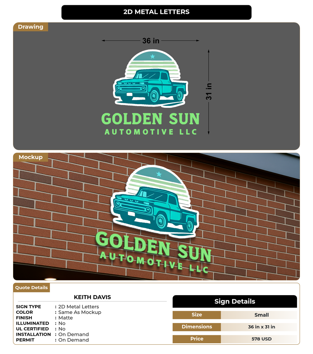 CUSTOM MOCKUP SIGN FOR Keith Davis