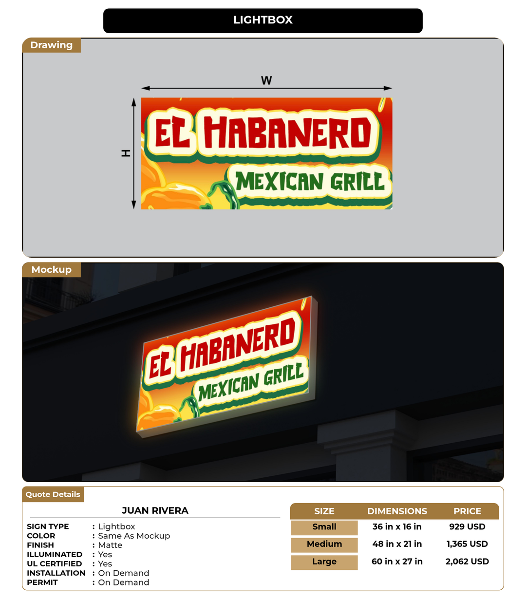 CUSTOM MOCKUP SIGN FOR Juan Rivera