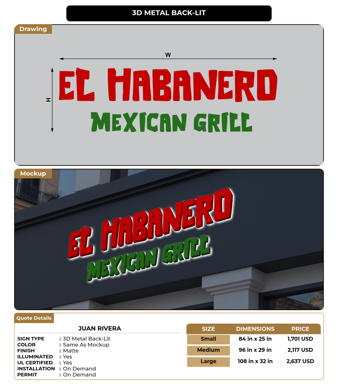 CUSTOM MOCKUP SIGN FOR Juan Rivera