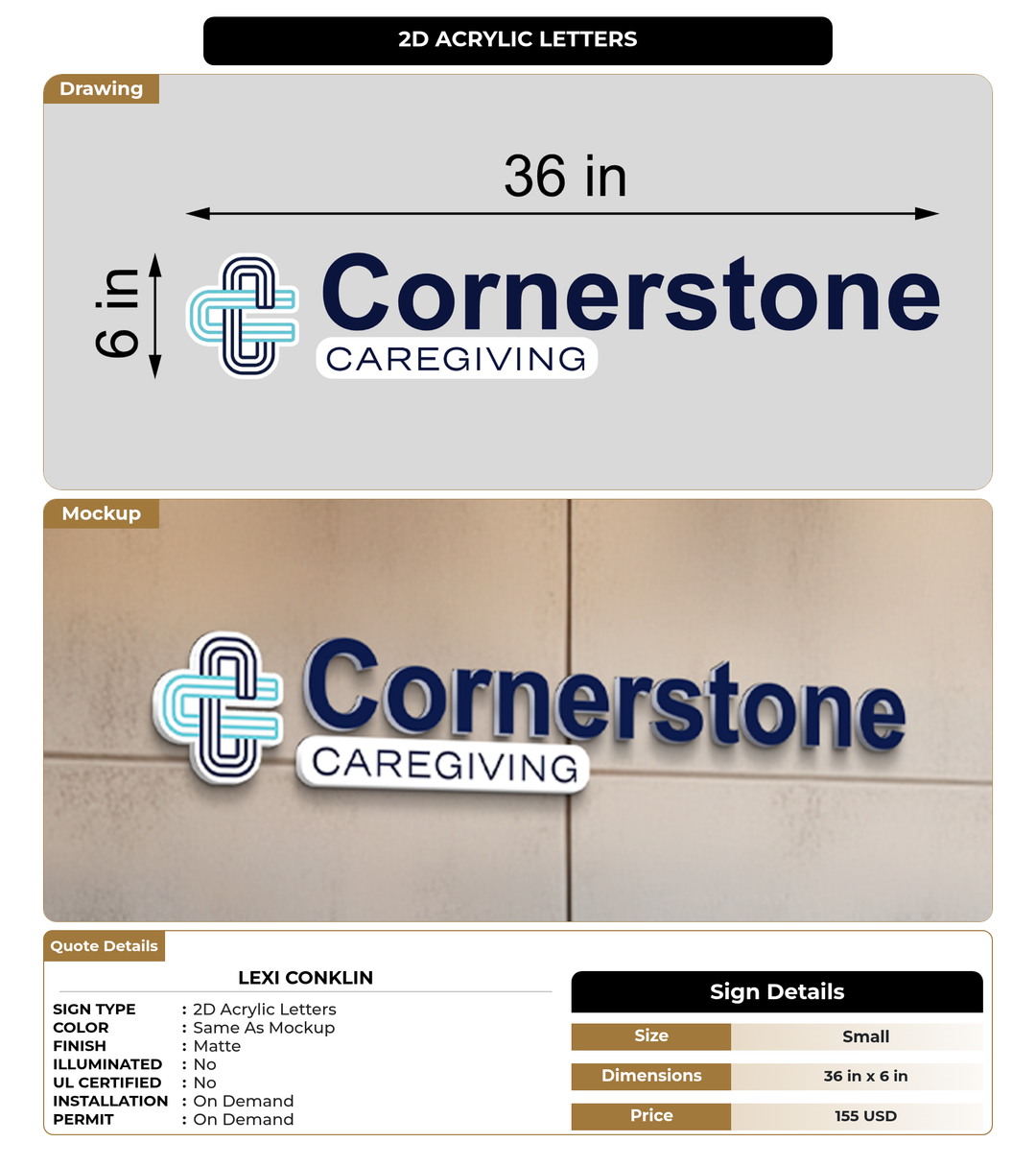 CUSTOM MOCKUP SIGN FOR Lexi Conklin