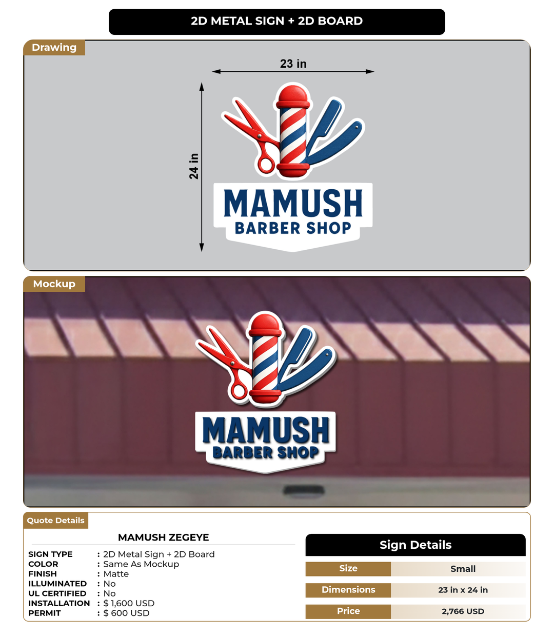 CUSTOM MOCKUP SIGN FOR Mamush Zegeye