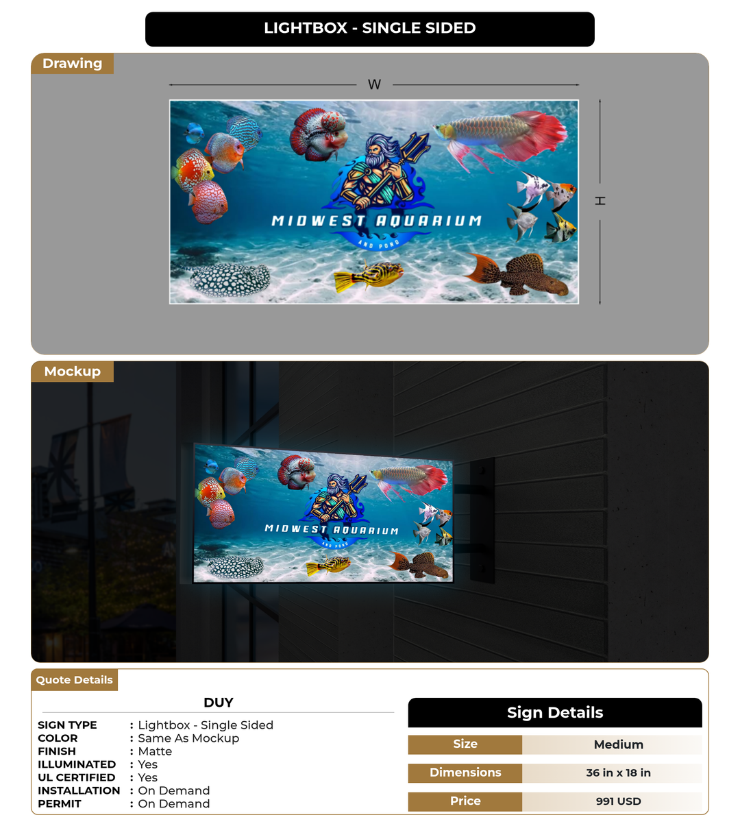 CUSTOM MOCKUP SIGN FOR Duy