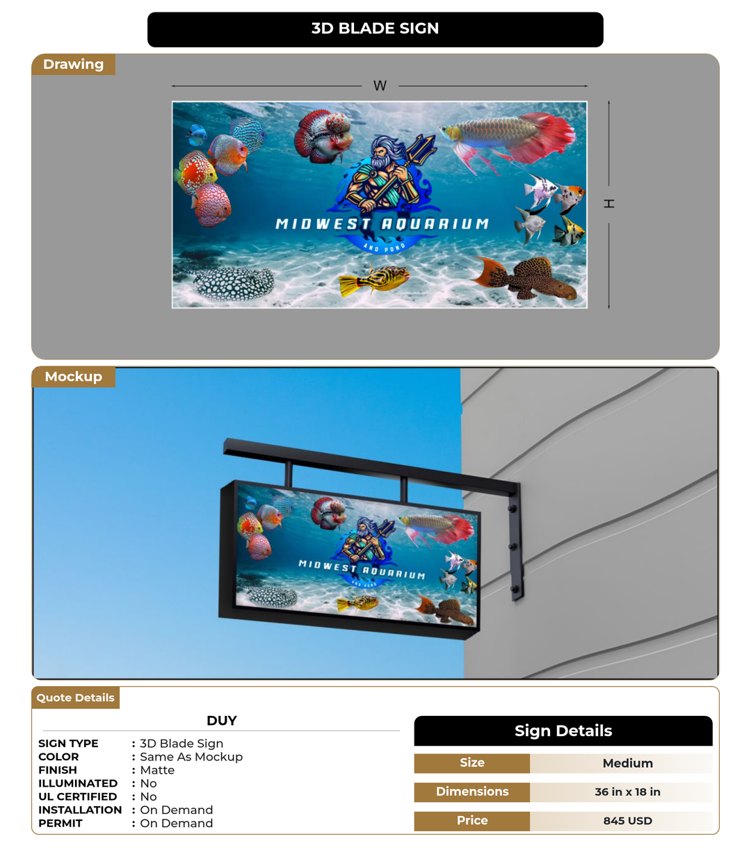 CUSTOM MOCKUP SIGN FOR Duy