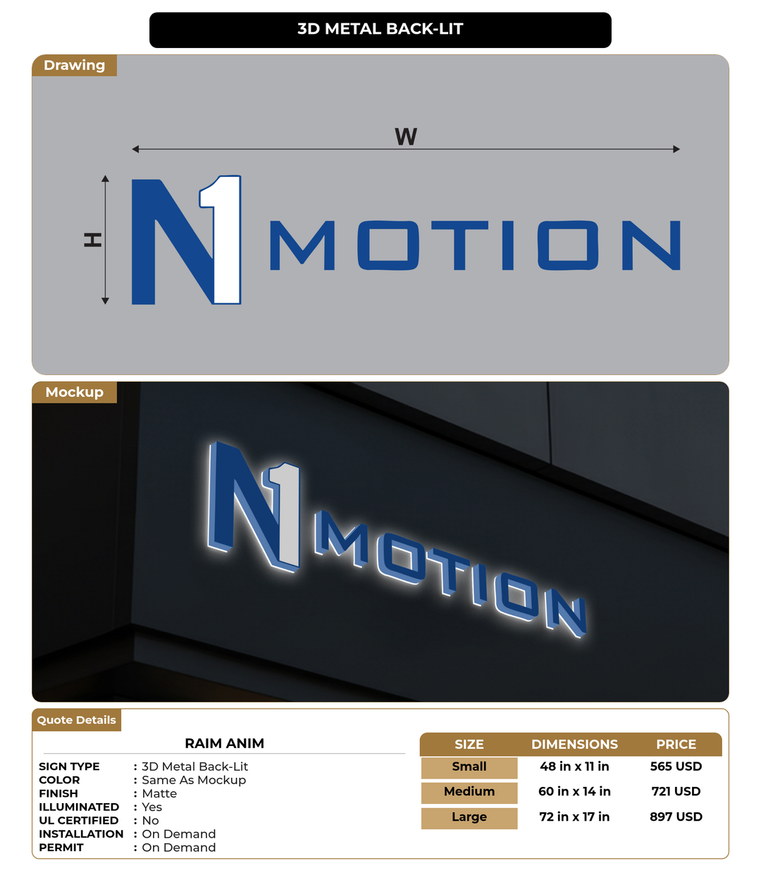 CUSTOM MOCKUP SIGN FOR Raim Anim