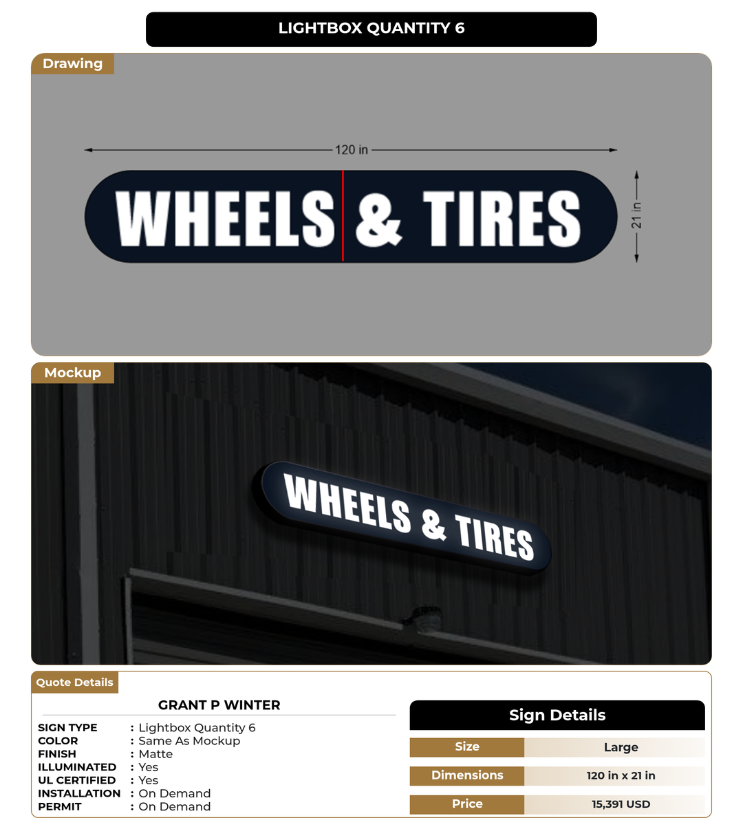 CUSTOM MOCKUP SIGN FOR GRANT P WINTER