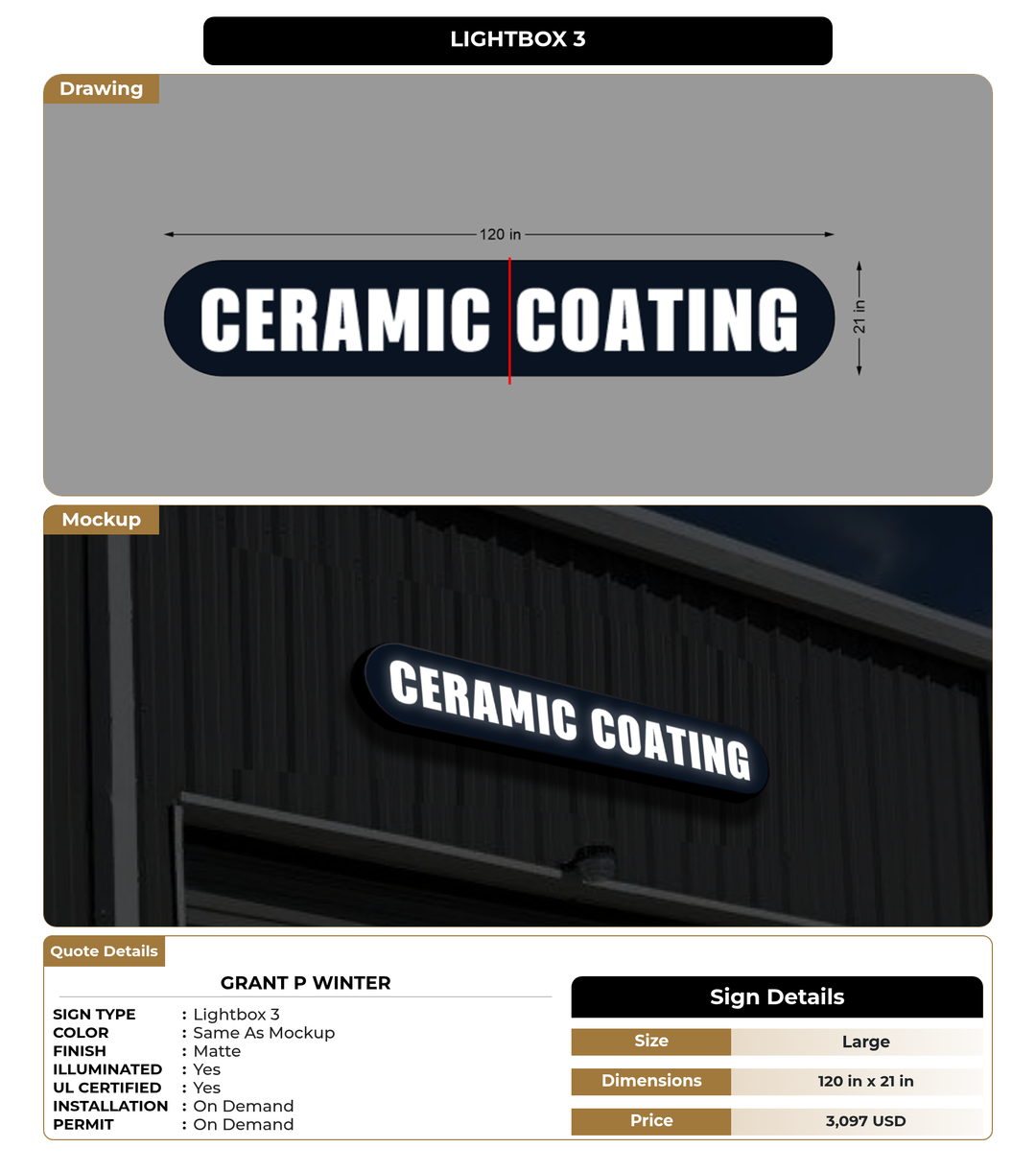 CUSTOM MOCKUP SIGN FOR GRANT P WINTER