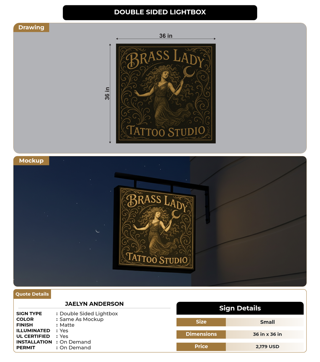 CUSTOM MOCKUP SIGN FOR Jaelyn Anderson
