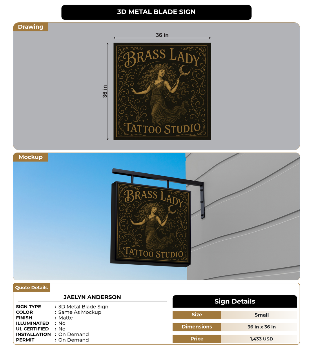 CUSTOM MOCKUP SIGN FOR Jaelyn Anderson