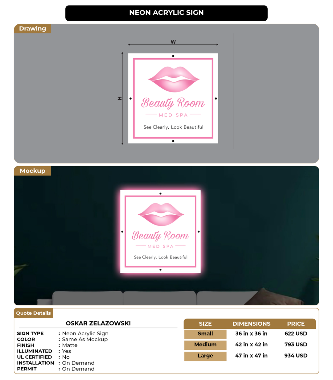CUSTOM MOCKUP SIGN FOR Oskar Zelazowski