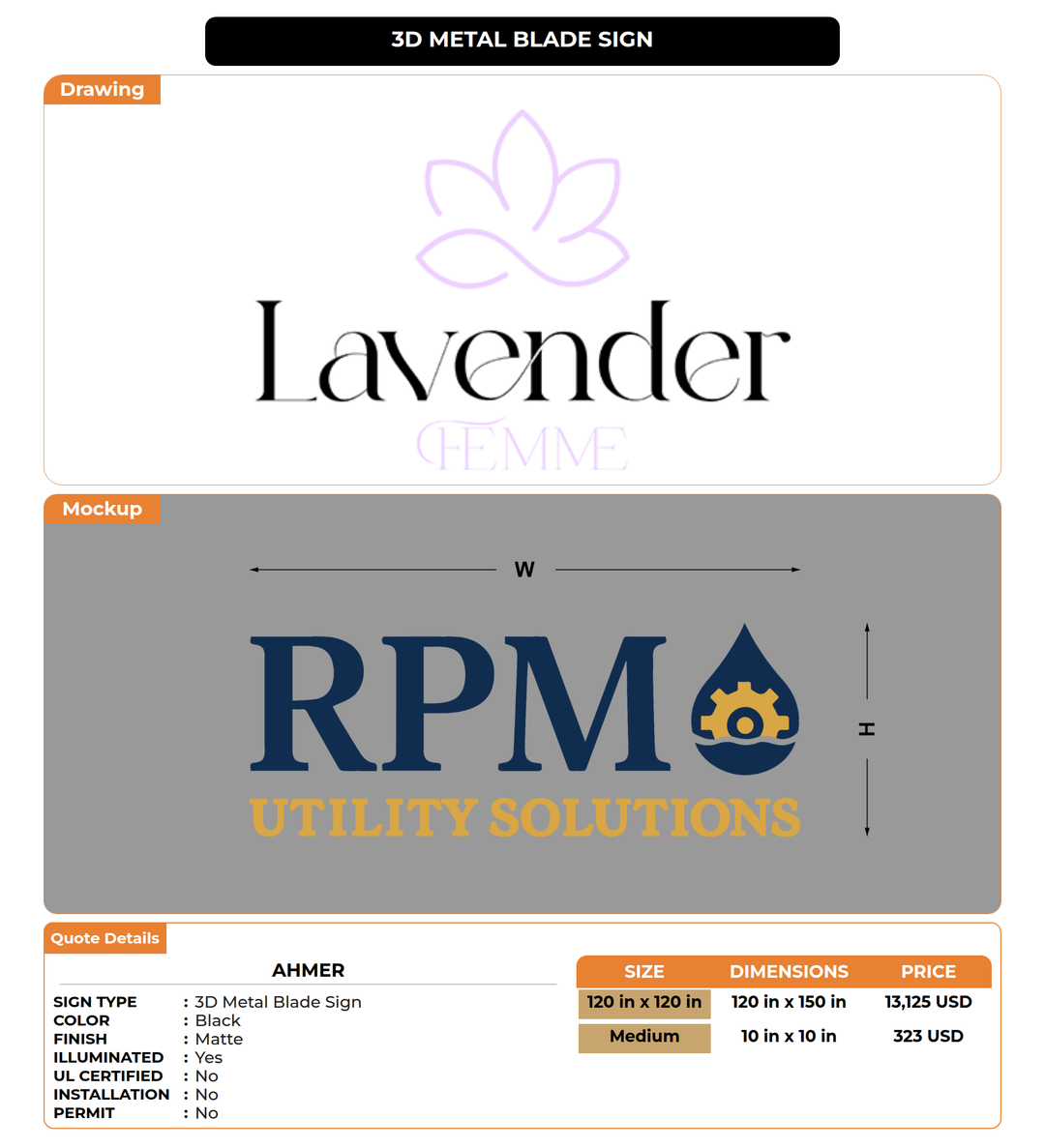 CUSTOM MOCKUP SIGN FOR Ahmer