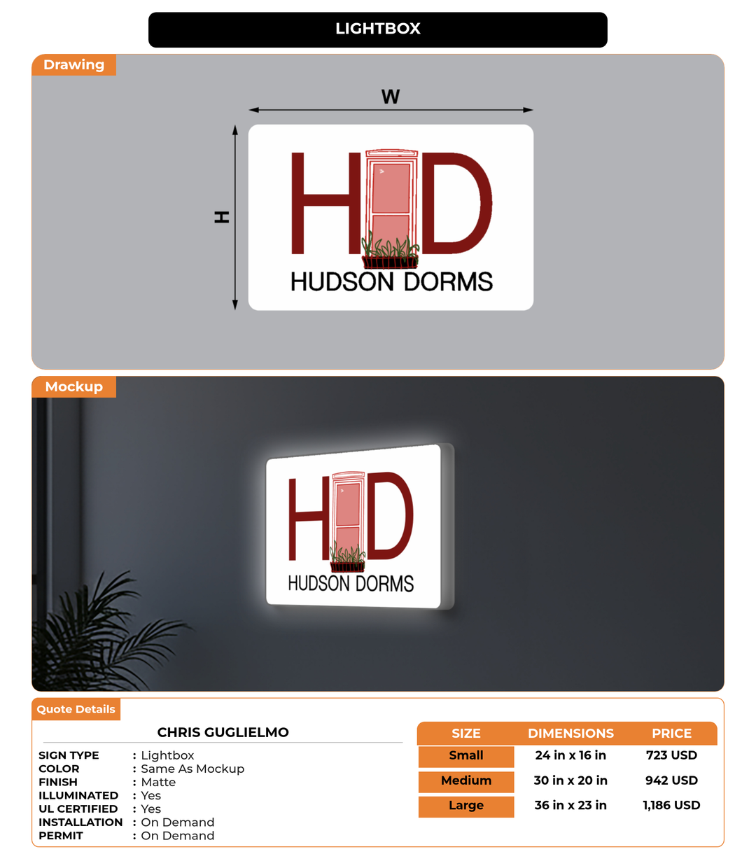 CUSTOM MOCKUP SIGN FOR Chris Guglielmo