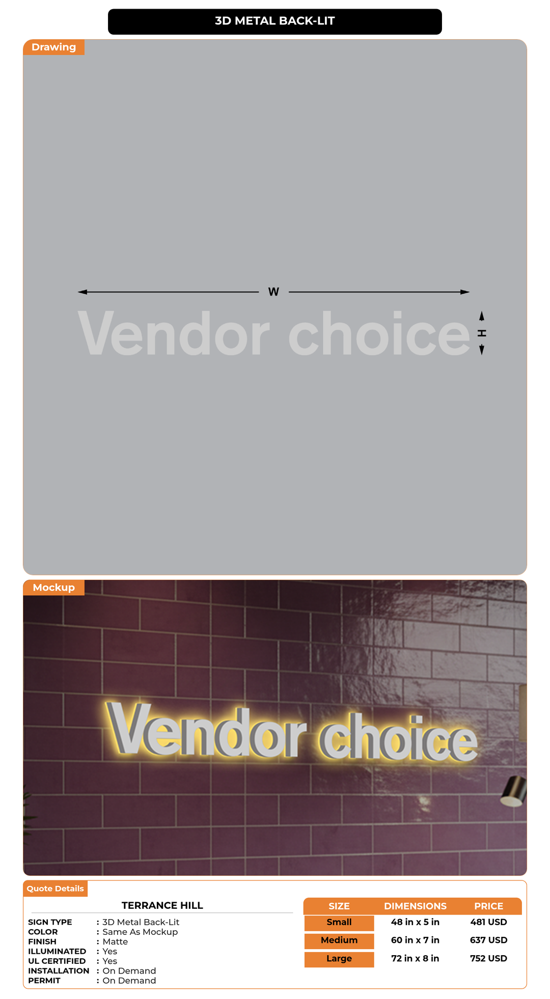 CUSTOM MOCKUP SIGN FOR terrance hill