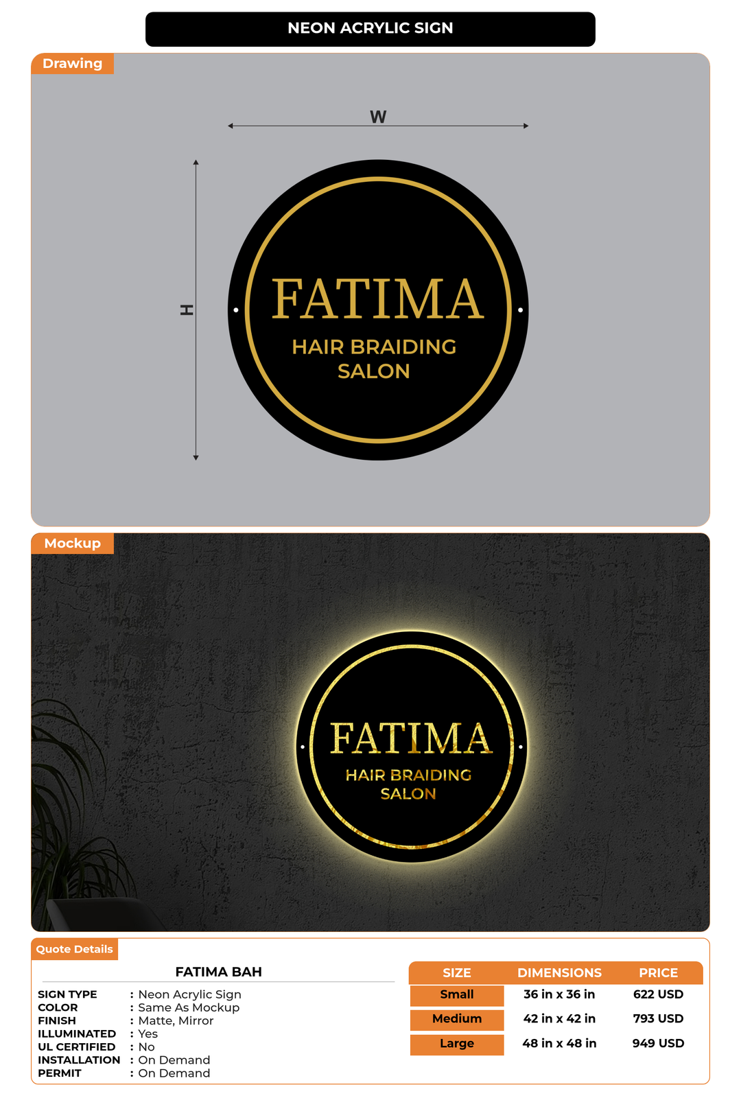 CUSTOM MOCKUP SIGN FOR Fatima Bah