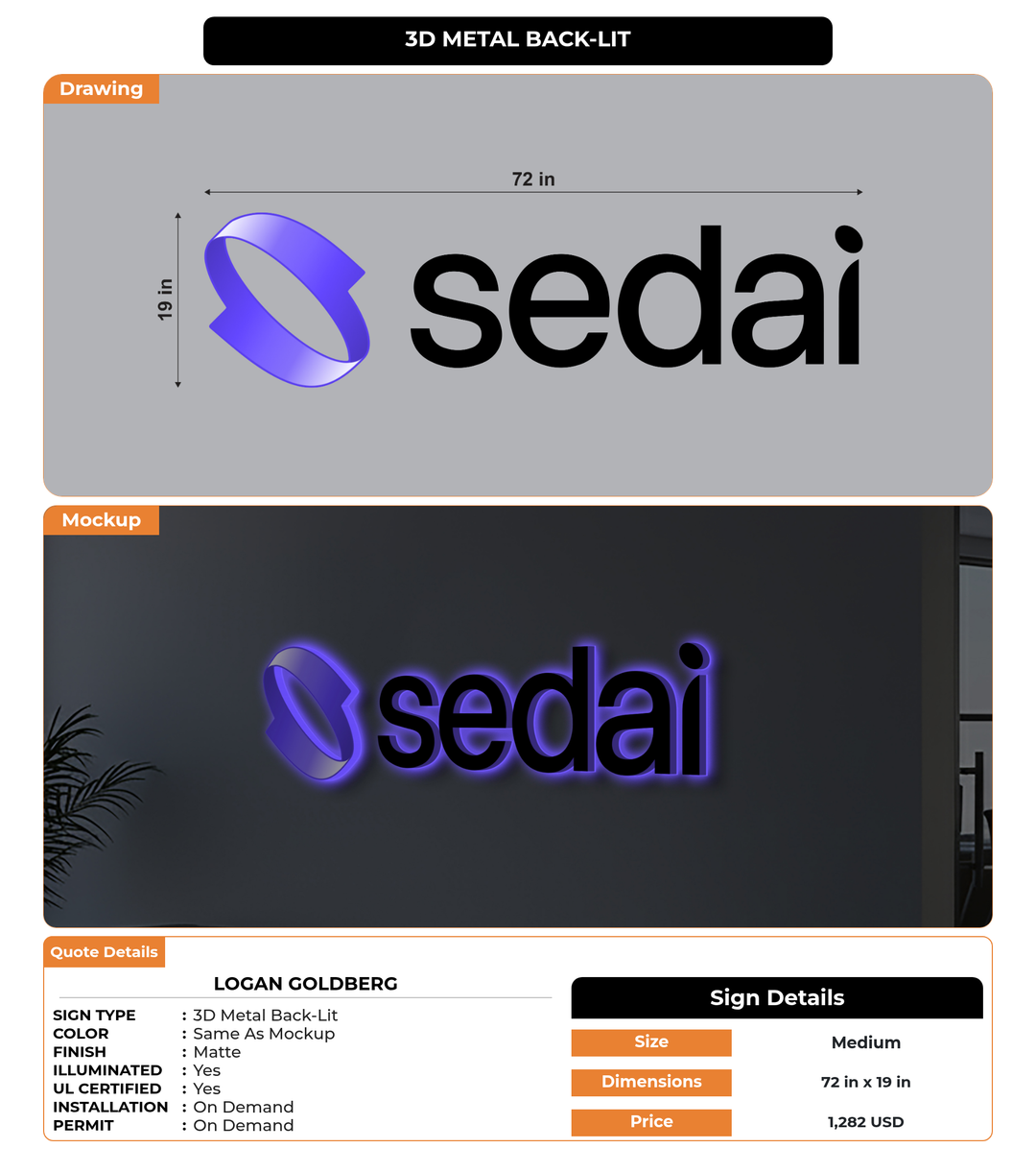 CUSTOM MOCKUP SIGN FOR Logan Goldberg