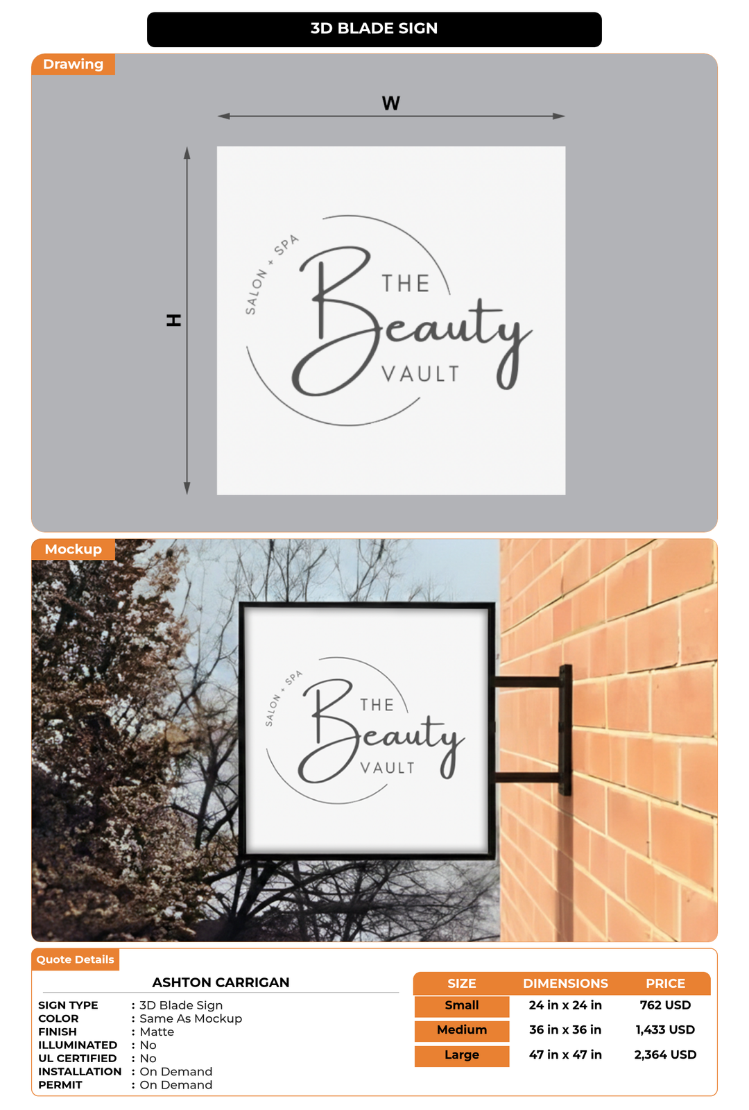 CUSTOM MOCKUP SIGN FOR Ashton Carrigan