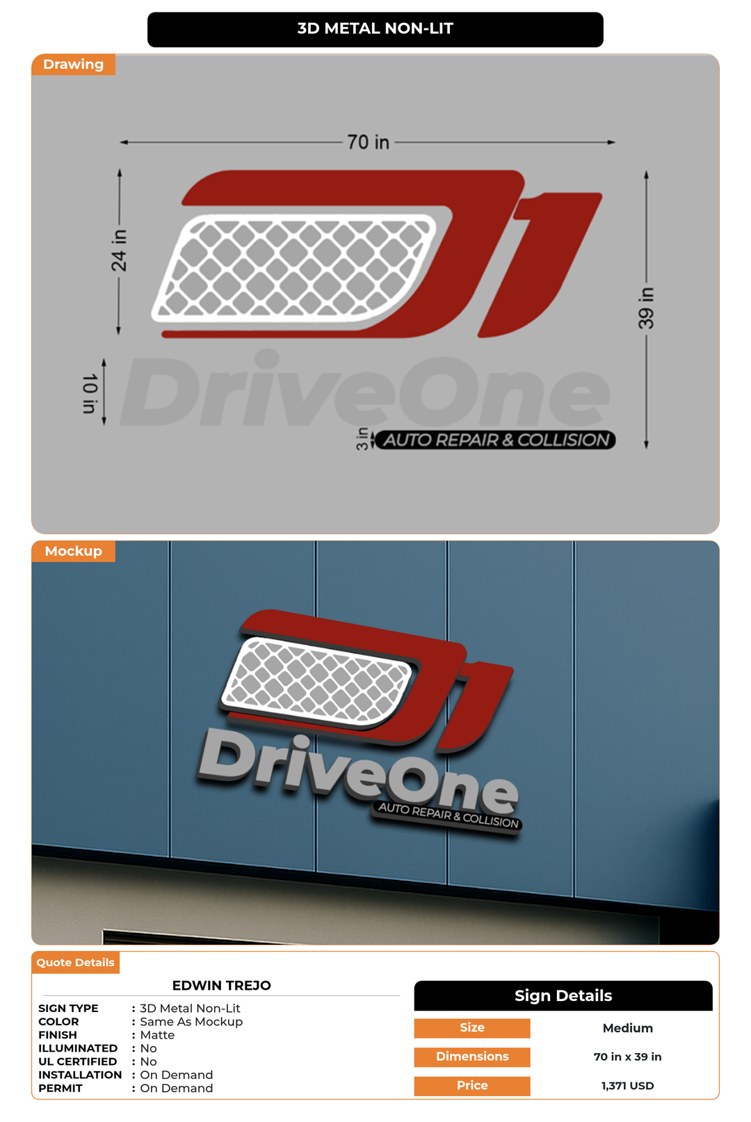CUSTOM MOCKUP SIGN FOR Edwin Trejo
