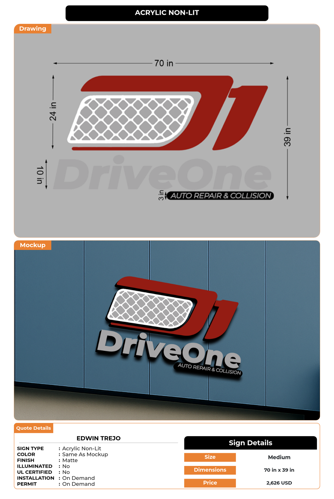 CUSTOM MOCKUP SIGN FOR Edwin Trejo
