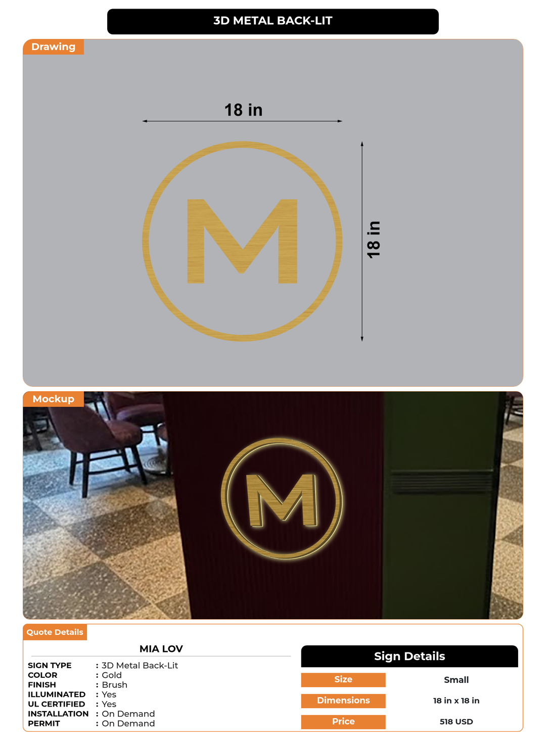 CUSTOM MOCKUP SIGN FOR Mia Lov