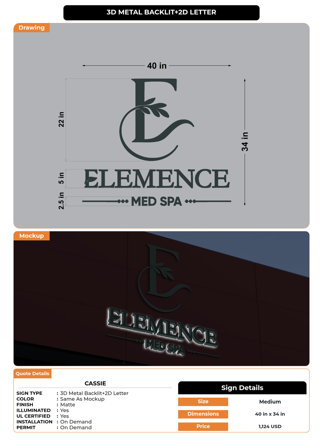 CUSTOM MOCKUP SIGN FOR cassie