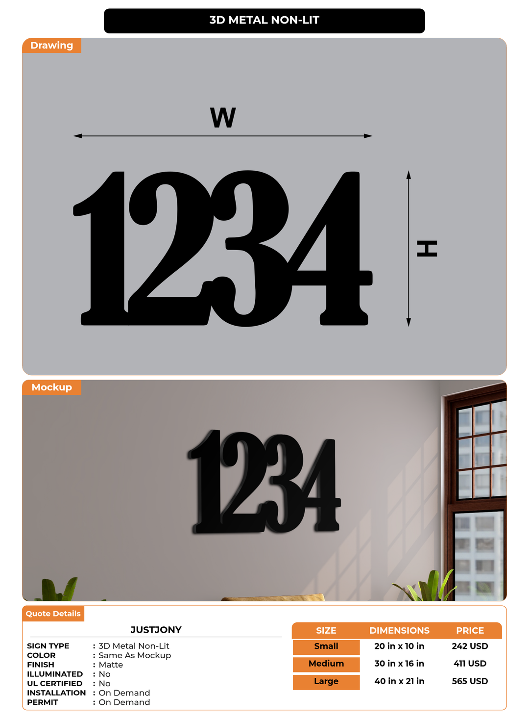 CUSTOM MOCKUP SIGN FOR justjony