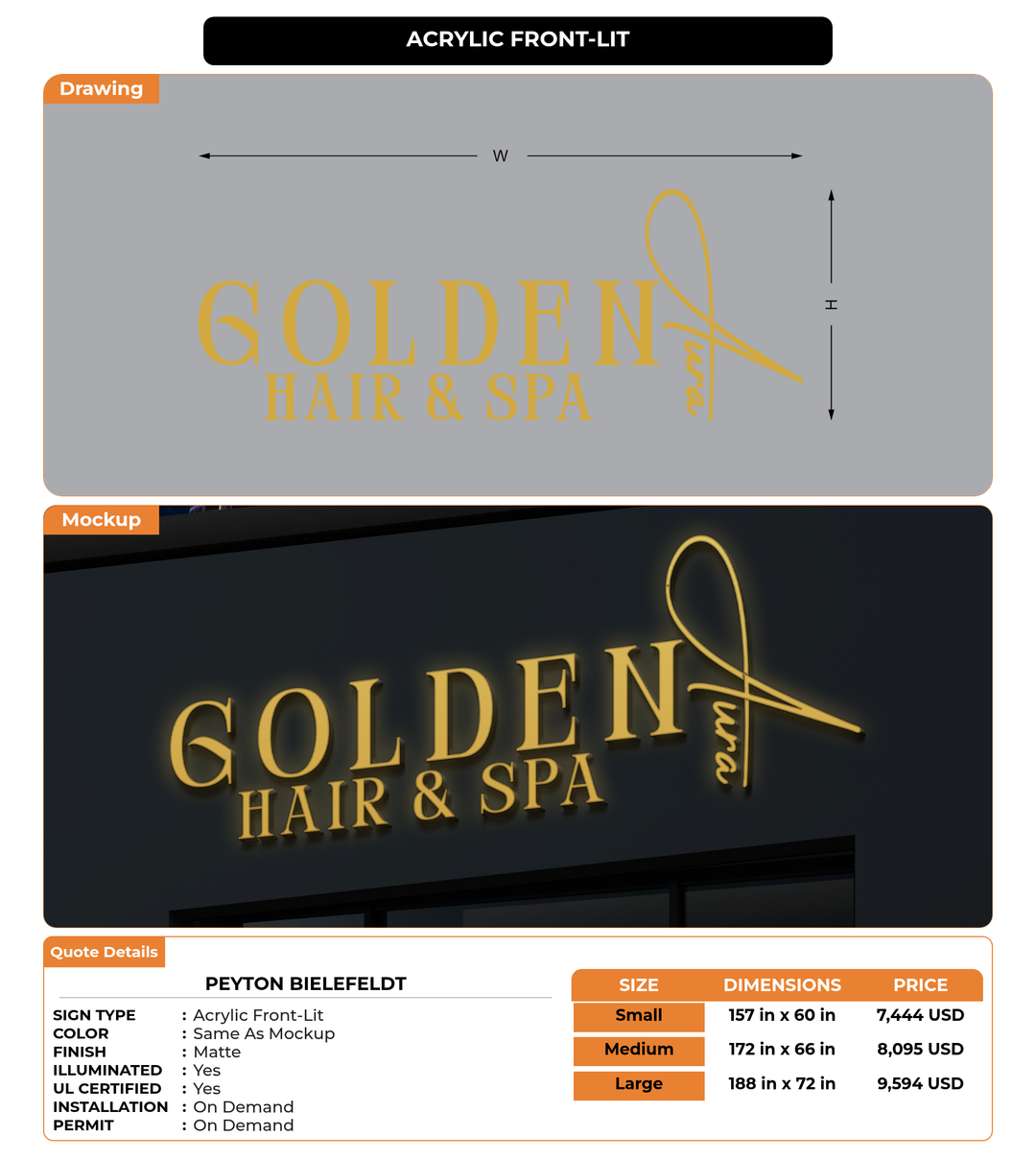 CUSTOM MOCKUP SIGN FOR Peyton bielefeldt
