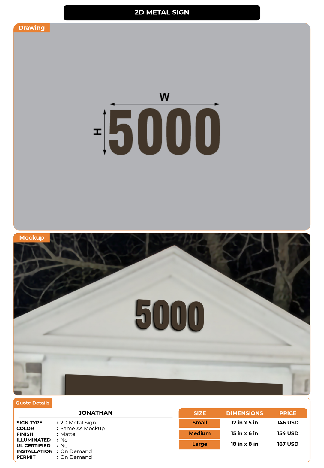 CUSTOM MOCKUP SIGN FOR Jonathan