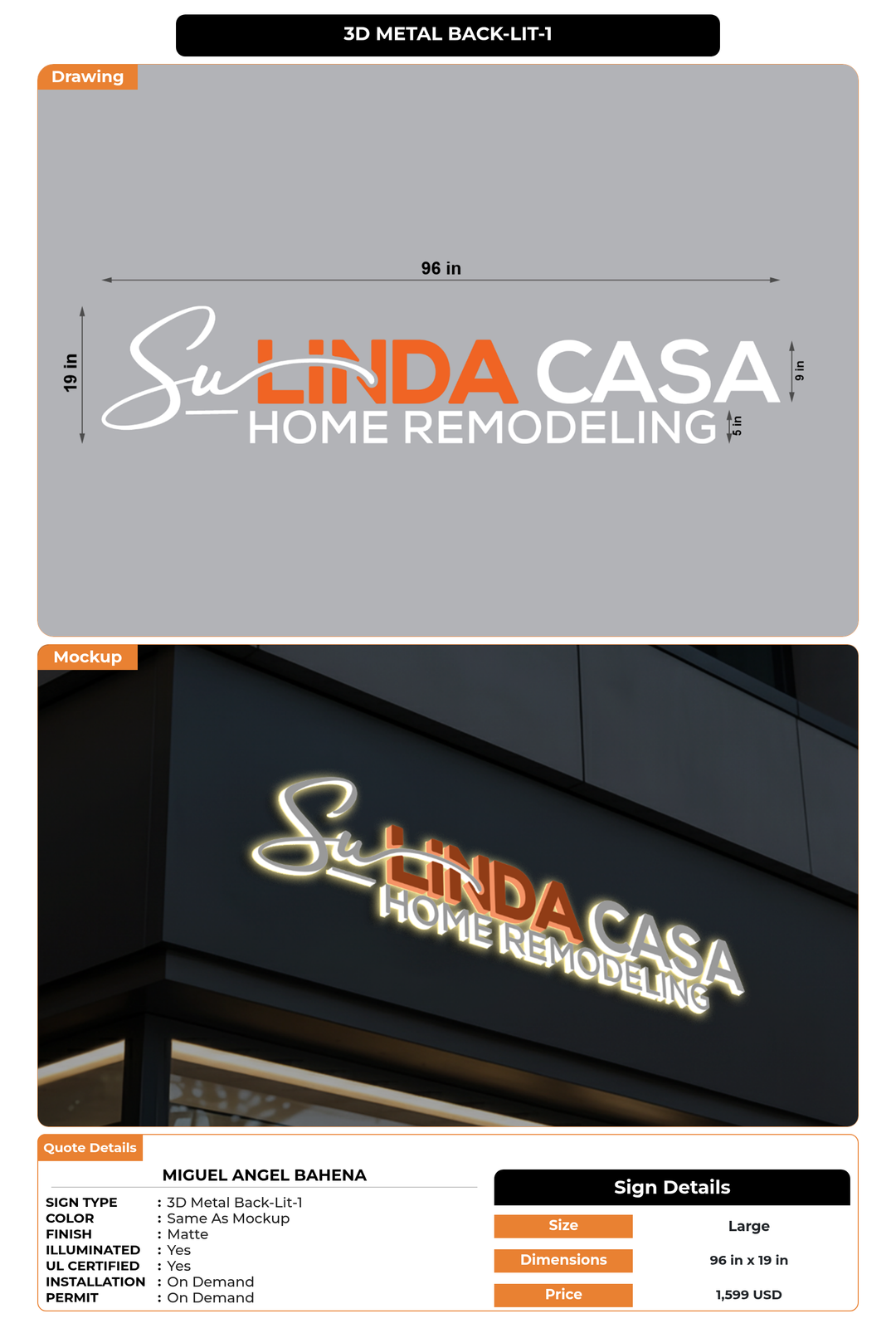 CUSTOM MOCKUP SIGN FOR miguel angel bahena