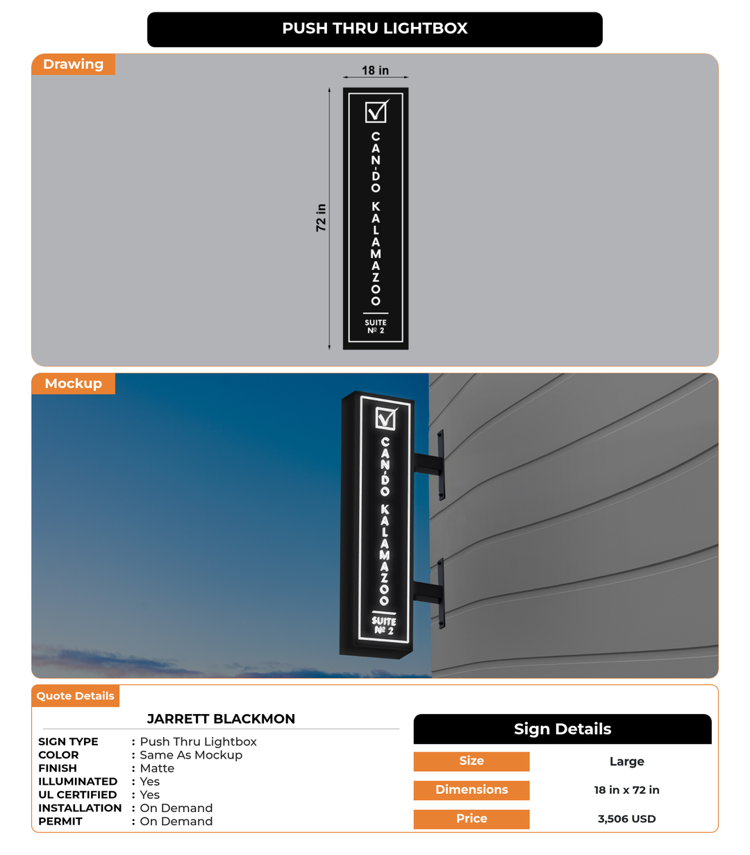 CUSTOM MOCKUP SIGN FOR Jarrett Blackmon